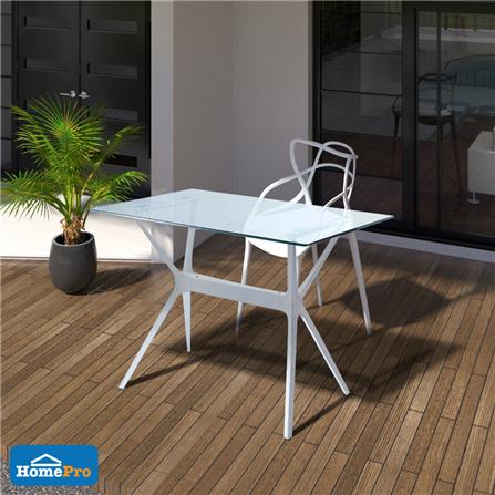 โต๊ะสนามกระจก SPRING VITRA สีขาว_5