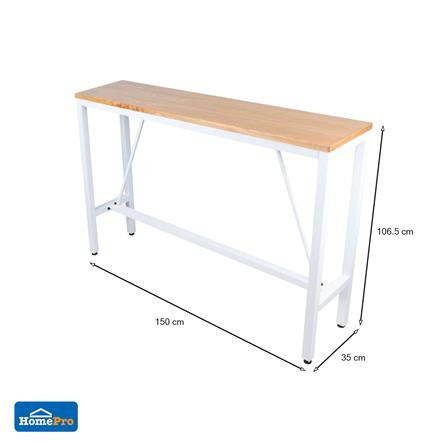 โต๊ะบาร์ FURDINI CRONAT สีธรรมชาติ/สีขาว_9