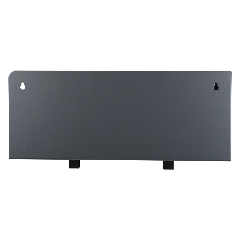 ชั้นเหล็กติดผนัง 2 ขอแขวน STACKO 40x10x16 ซม. สีเทา