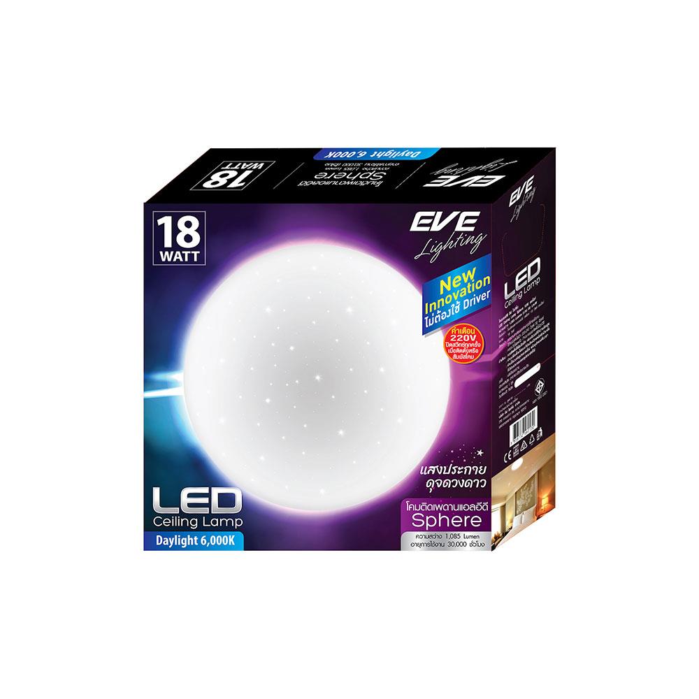 LED CEILING FLUSH LIGHT EVE 560130 12IN 18W DAYLIGHT WHITE