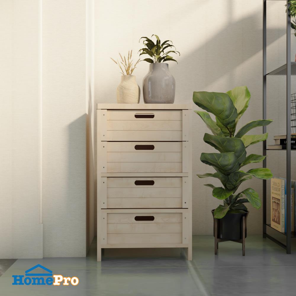 ตู้ลิ้นชัก 4 ลิ้นชัก FURDINI HANA สีธรรมชาติ