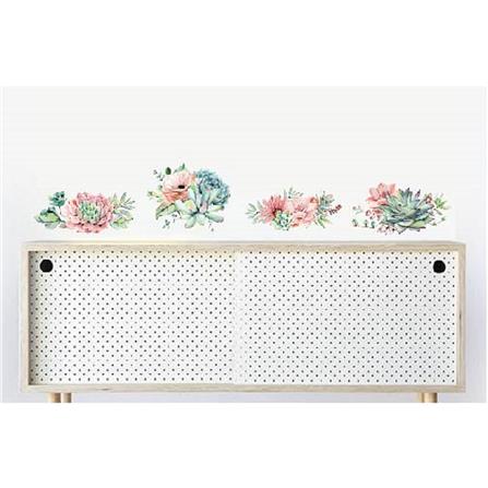 สติ๊กเกอร์ลอกน้ำ DIY HOME LIVING STYLE SUCCULENT 34X47 ซม._3