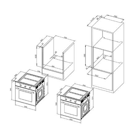เตาอบฝัง TECNOPLUS MN 705 B 60 ซม._1