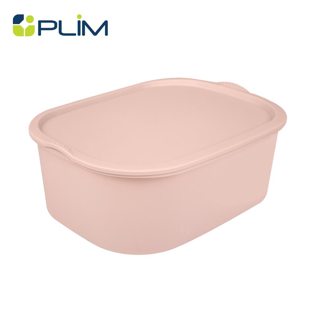 กล่องจัดเก็บชุดชั้นใน PLIM 31.8x24.8 ซม. สีชมพู
