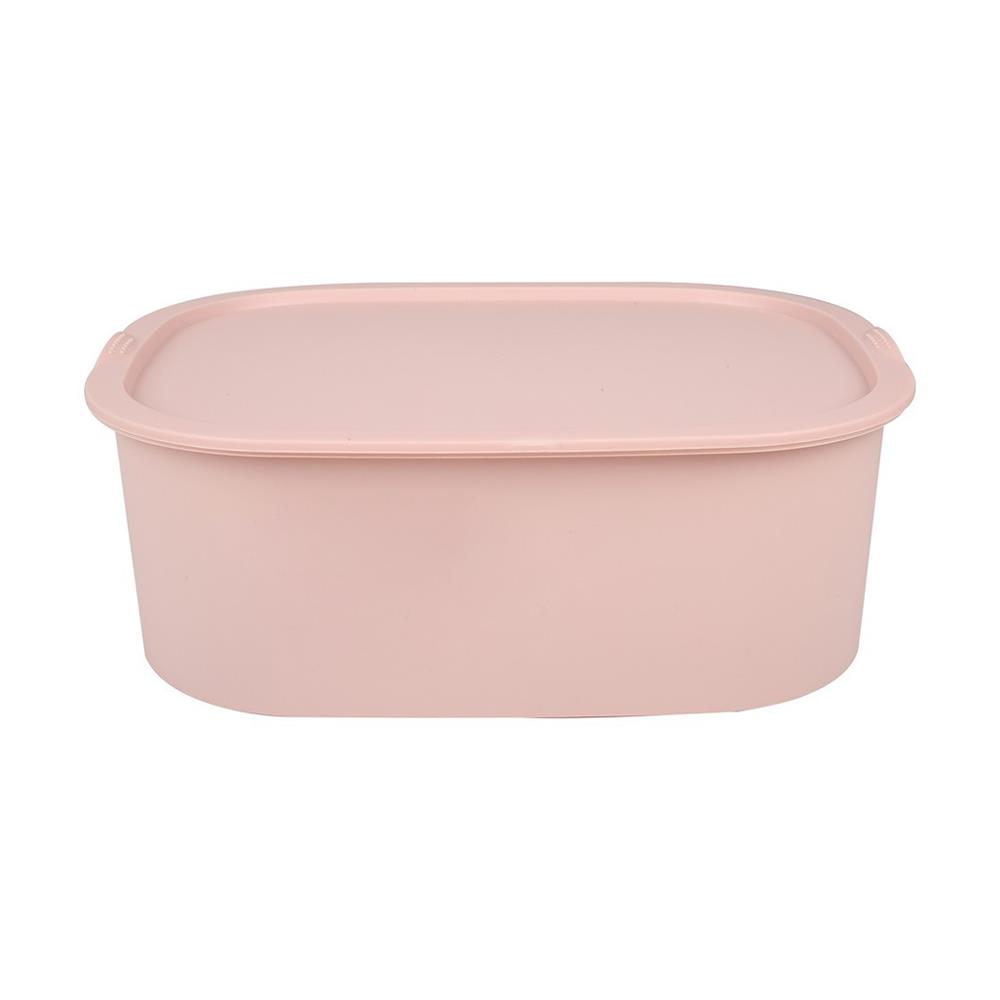 กล่องจัดเก็บชุดชั้นใน PLIM 31.8x24.8 ซม. สีชมพู