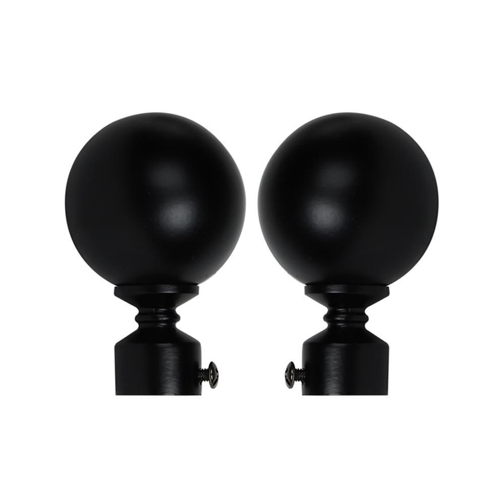 หัว-ท้ายรางม่าน HOME LIVING STYLE NIC 19 มม. สีดำ