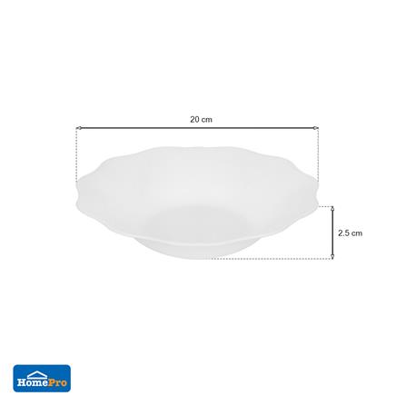 จาน OPAL GLASS ลึก 8