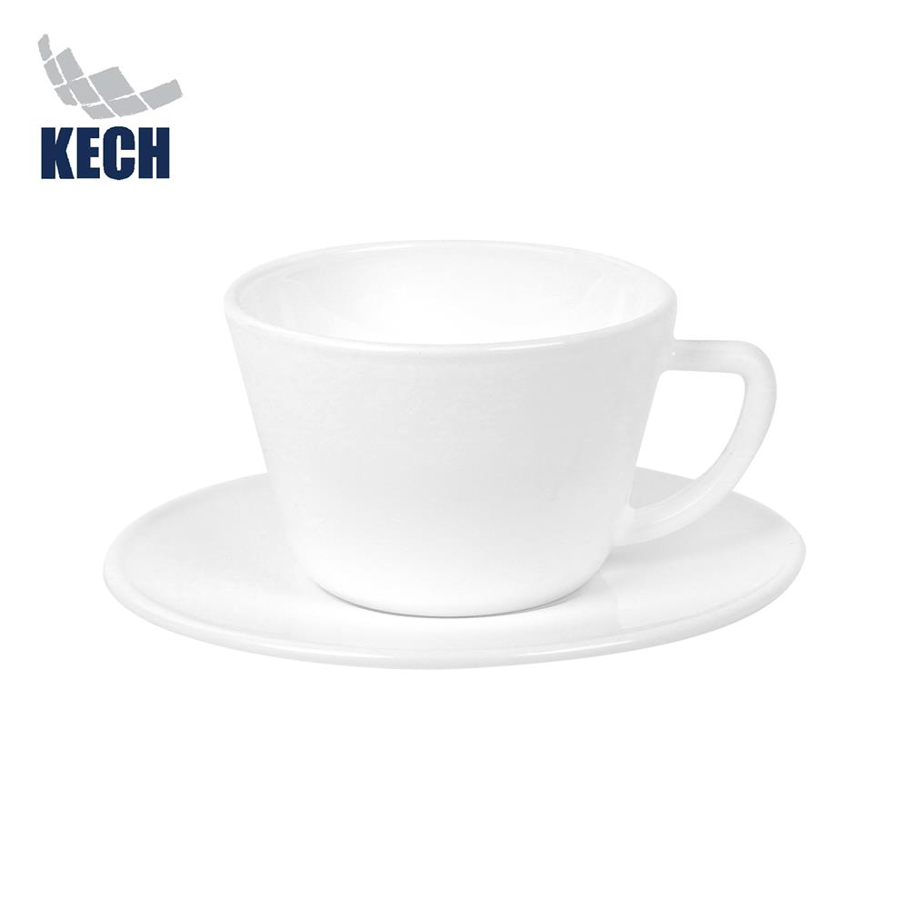 ชุดถ้วยกาแฟแก้วโอปอล 200ml KECH AURA_1