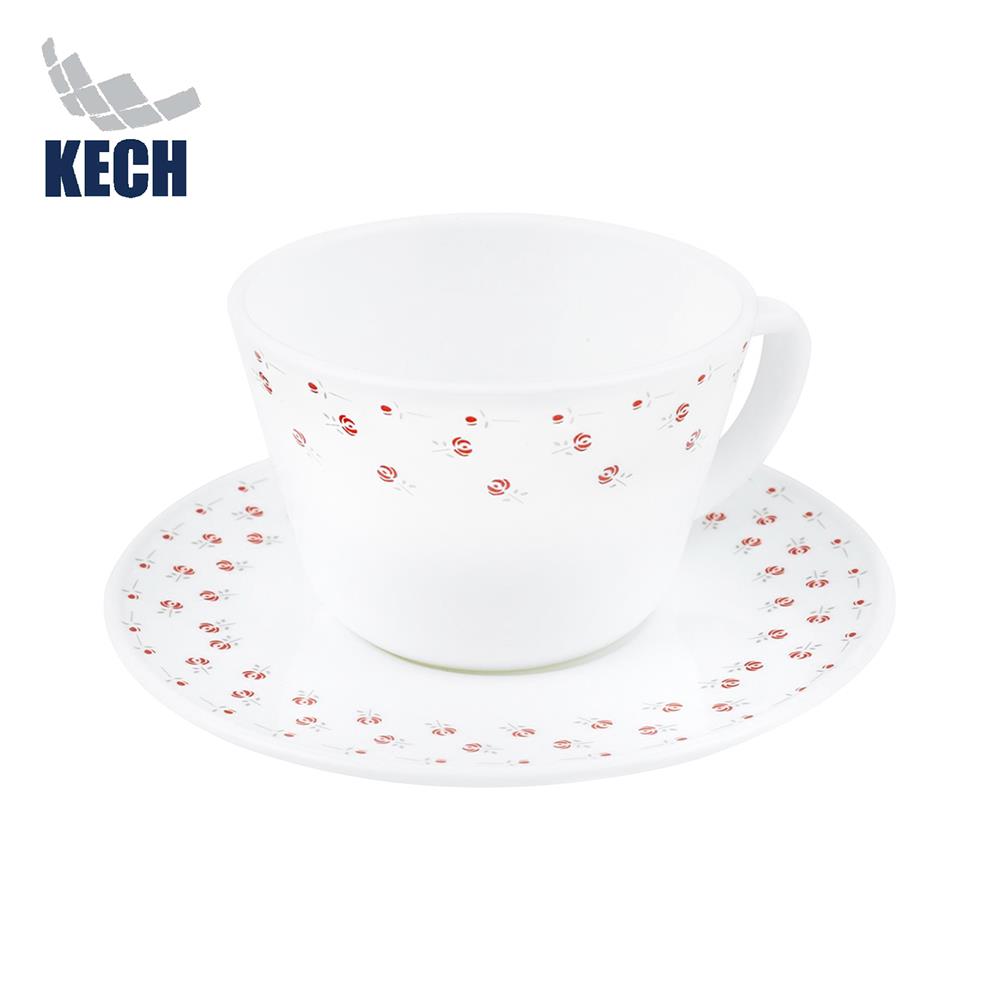 ชุดถ้วยกาแฟแก้วโอปอล 200ml KECH ALTAN_1