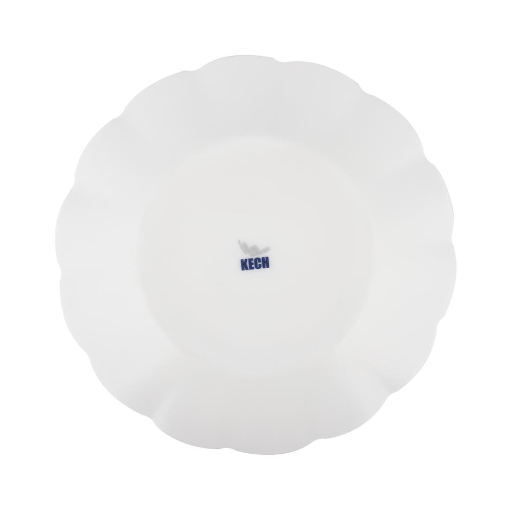 จาน OPAL GLASS ตื้น 10" KECH FLOWER