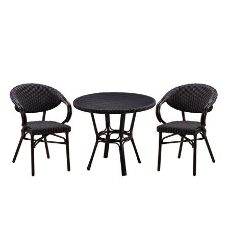 ชุดสนามหวายเทียม 2 ที่นั่ง SPRING KATE สีดำ