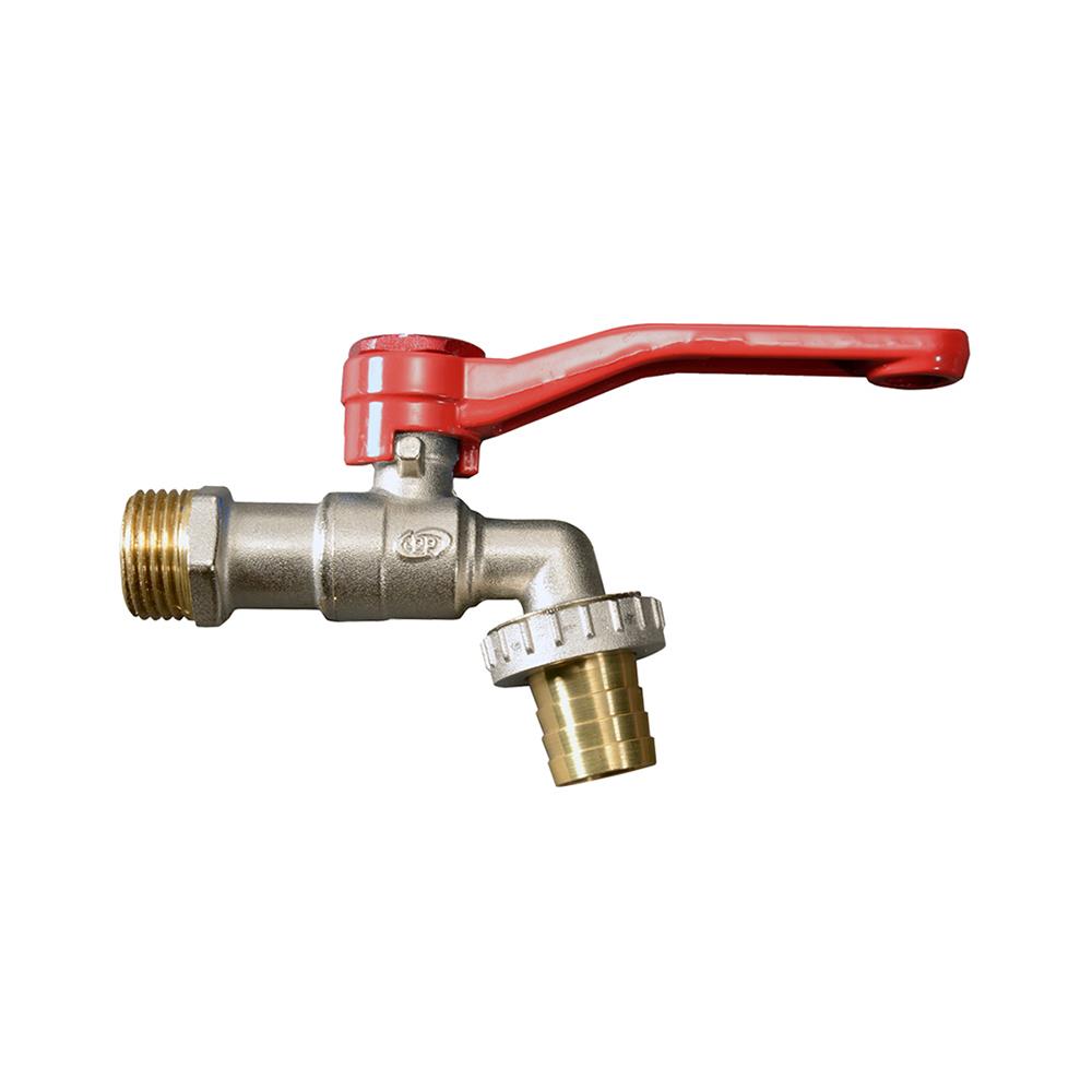 ก๊อกสนาม PP 3/4 นิ้ว สีแดง