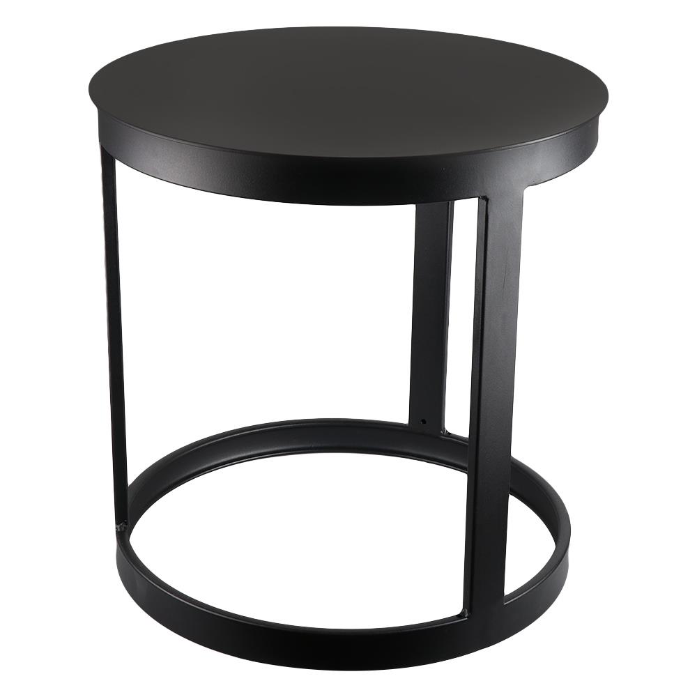 โต๊ะข้างเหล็ก SPRING NESTED สีดำ