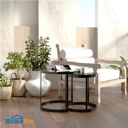 โต๊ะข้างเหล็ก SPRING NESTED สีดำ_5