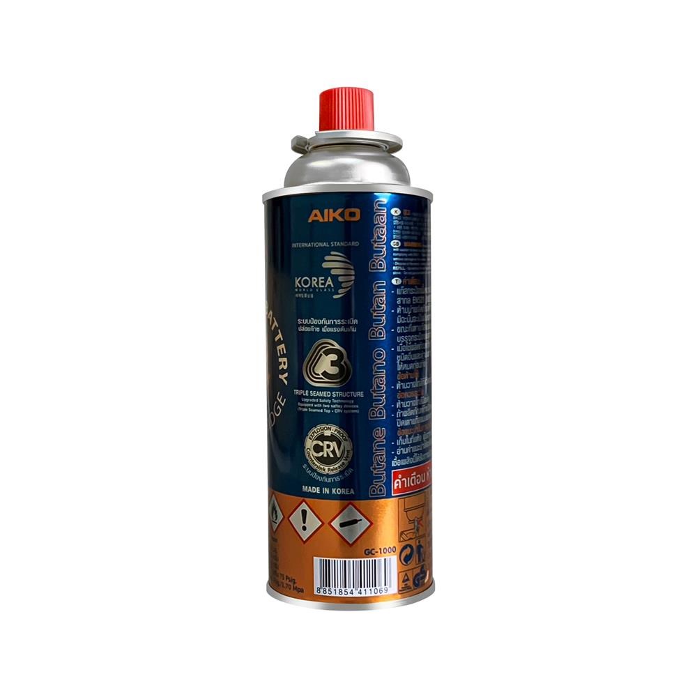 แก๊สกระป๋อง AIKO GC-1000 แพ็ค 3 กระป๋อง