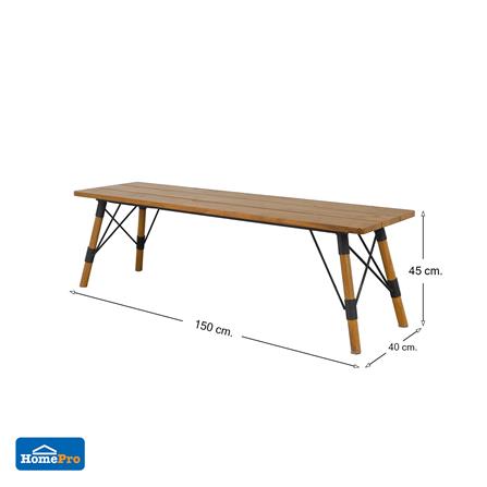 ม้านั่งสนามไม้สัก SPRING CROSS_6