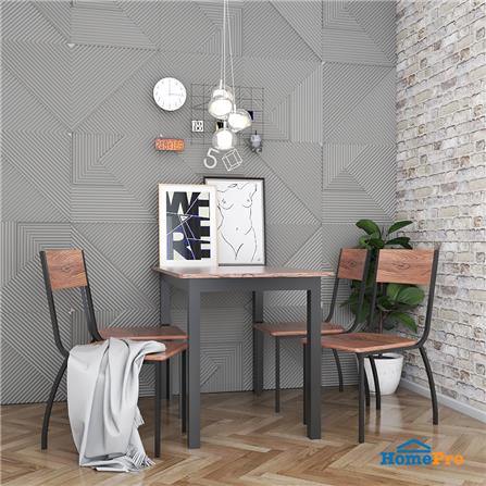 ชุดโต๊ะอาหาร 4 ที่นั่ง FURDINI HARVEY สีน้ำตาล_10