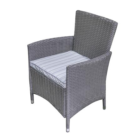 ชุดสนามหวายเทียม 6 ที่นั่งพร้อมร่ม SPRING FLORENCE สีเทา_2