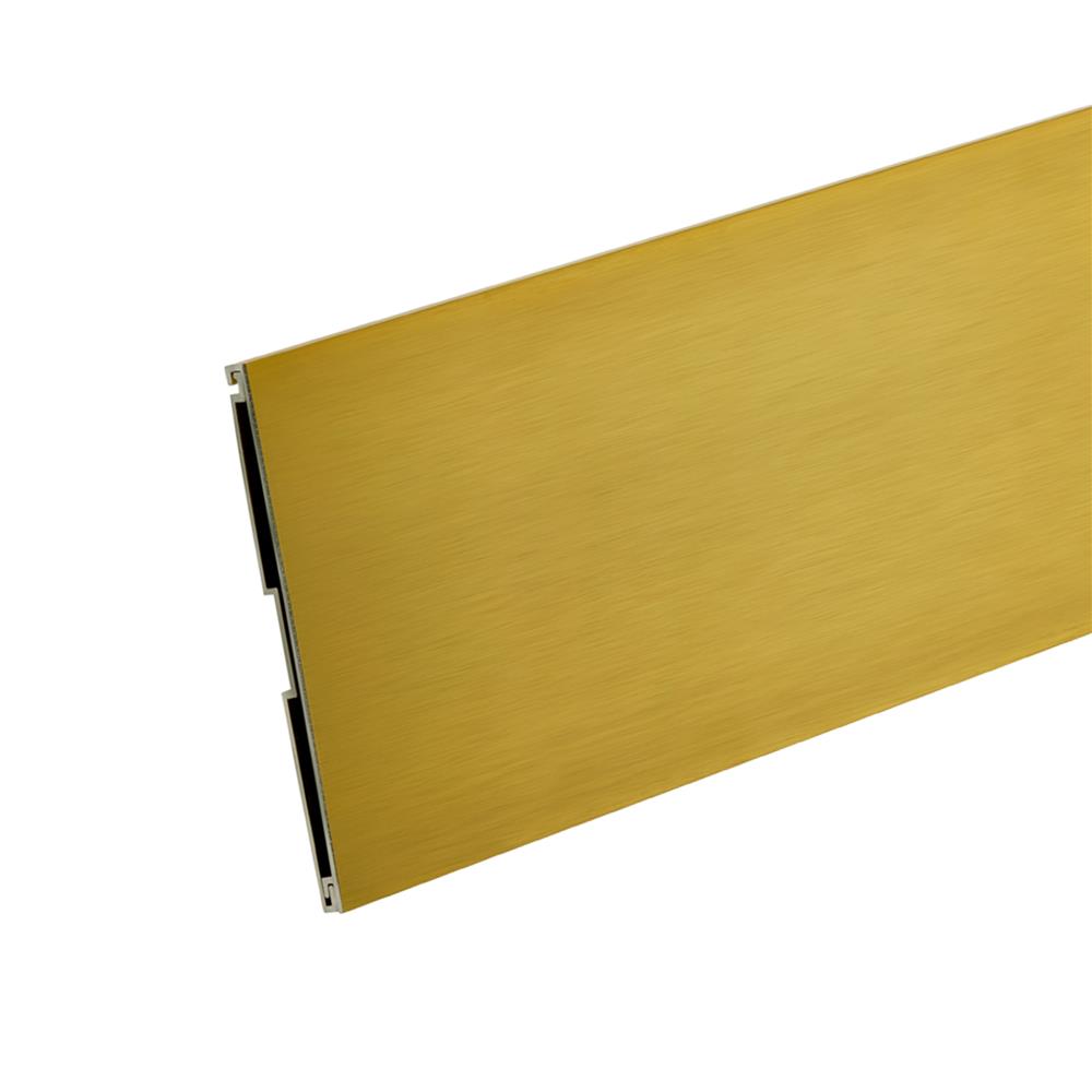 บัวเชิงผนังอะลูมิเนียม DP DSKS 102012 10 ซม. 2 ม. สีทองปัดลาย