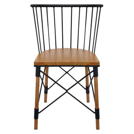 เก้าอี้ไม้สัก SPRING CROSS สี NATURAL WOOD_1