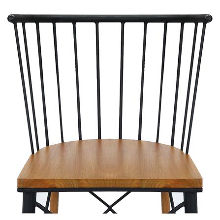 เก้าอี้ไม้สัก SPRING CROSS สี NATURAL WOOD_2