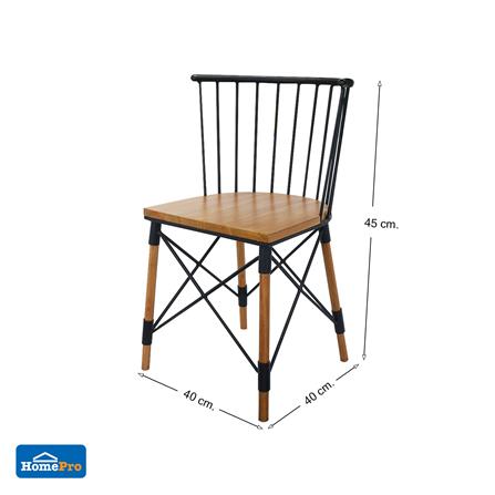 เก้าอี้ไม้สัก SPRING CROSS สี NATURAL WOOD_6