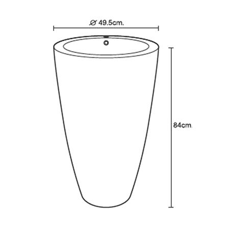 อ่างเคาน์เตอร์ MOYA LX-8001 สีขาว_7