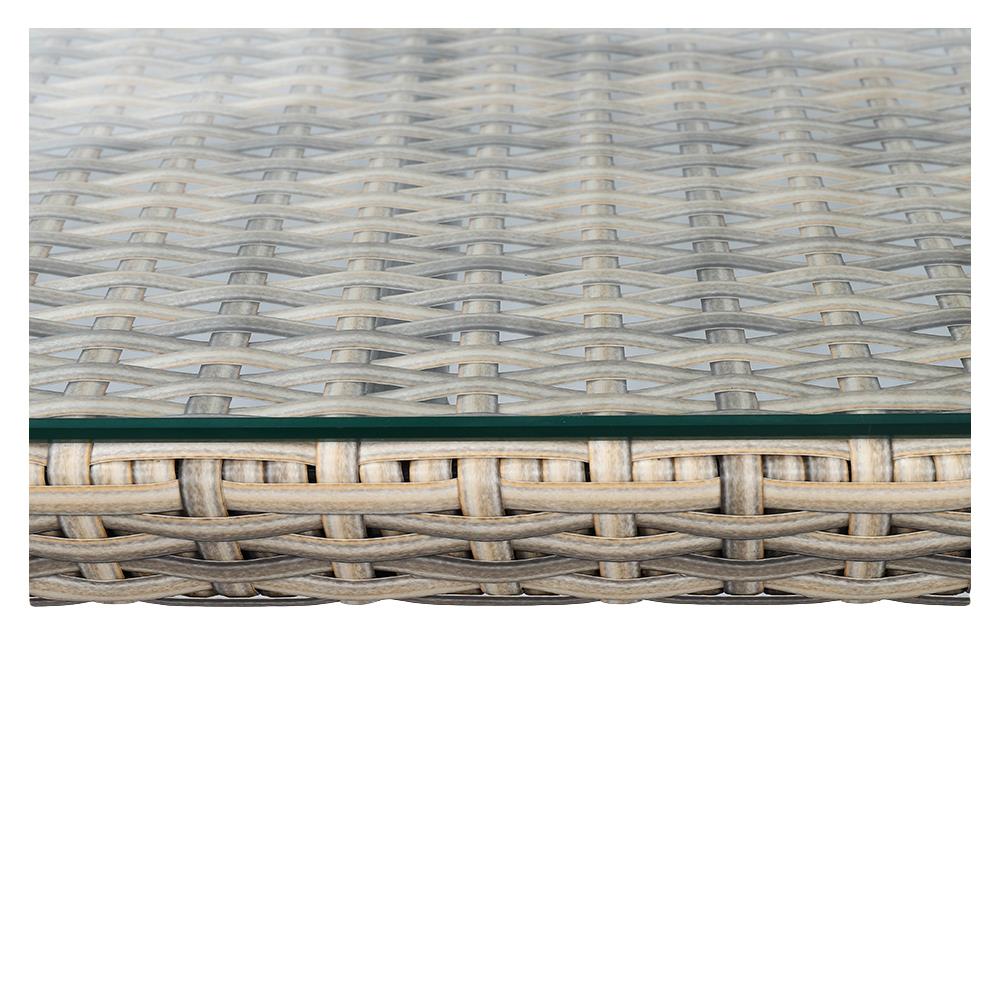 ชุดสนามหวายเทียม 4 ที่นั่ง SPRING HOLLY สีเทาอ่อน