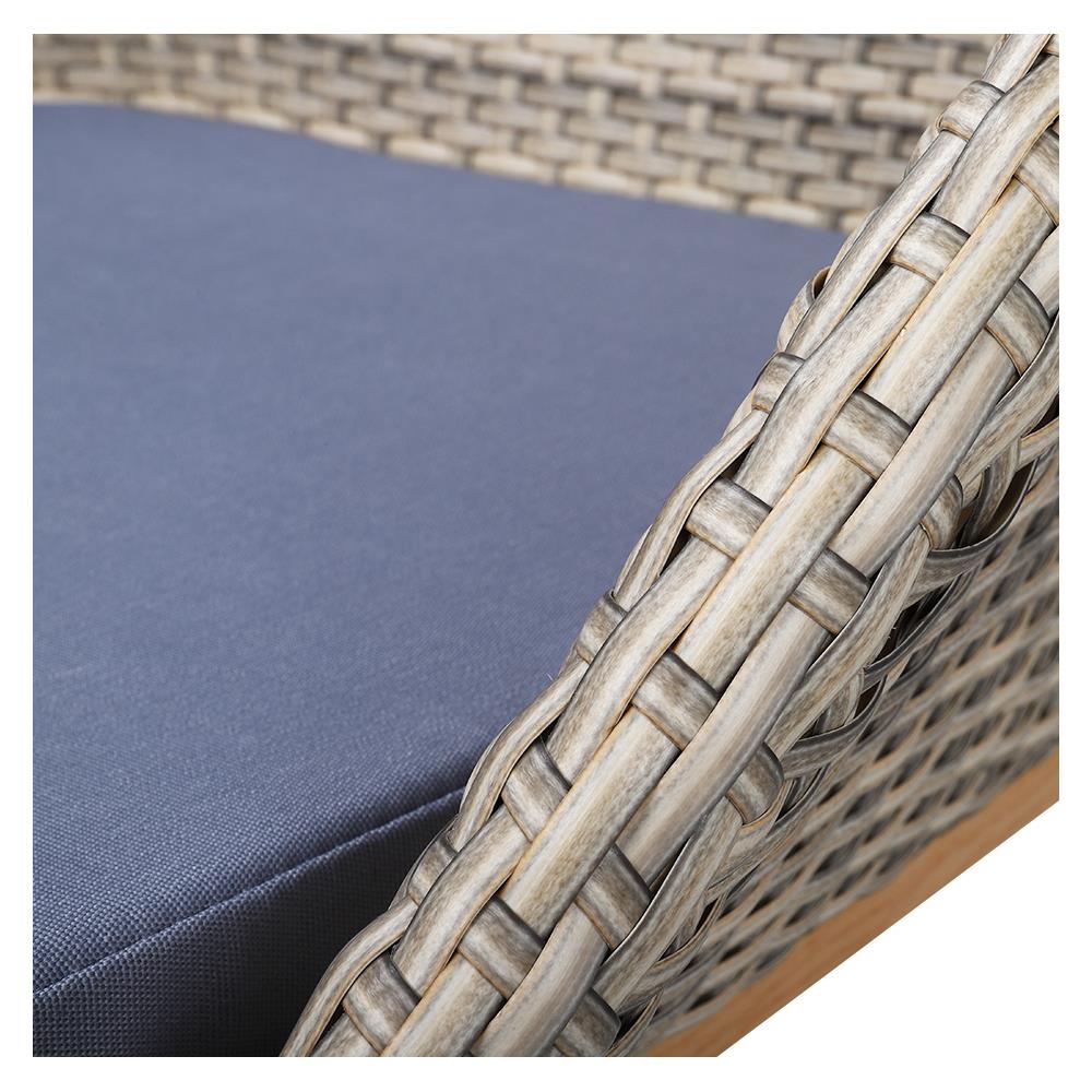 ชุดสนามหวายเทียม 4 ที่นั่ง SPRING HOLLY สีเทาอ่อน