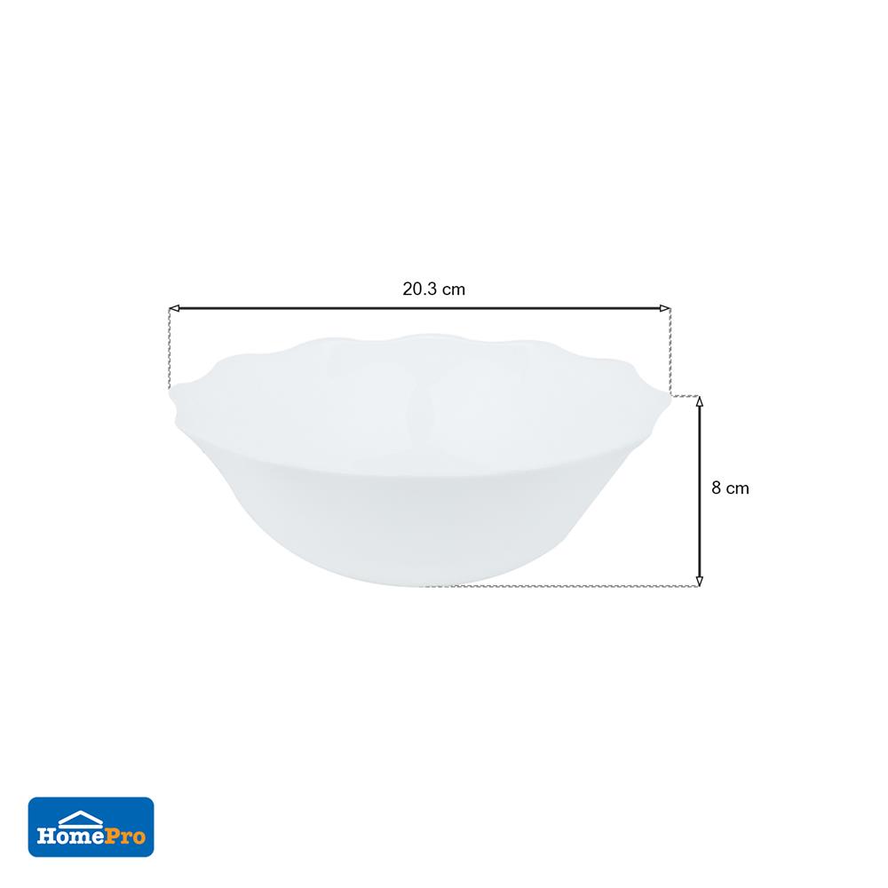 ชาม OPAL GLASS 8 นิ้ว KECH FLOWER