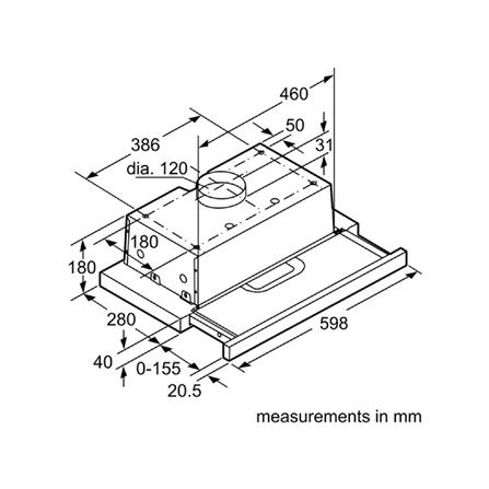 เครื่องดูดควันมาตรฐาน BOSCH DFT63AC50 60 ซม._4