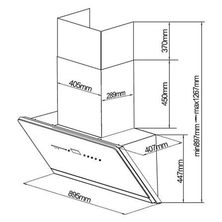 เครื่องดูดควันกระโจม FRANKE CXW 268 FC 928 KB 90 ซม._1