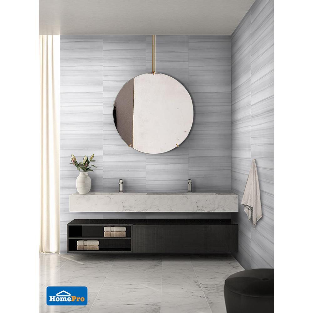 กระเบื้องผนัง 30x60 ซม. เชลีน เทาอ่อน 1.44M2