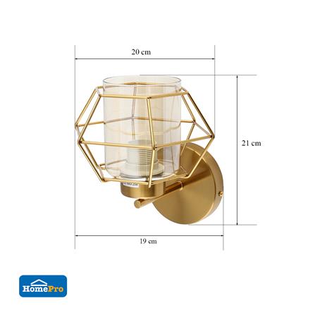 ไฟกิ่งภายใน CARINI 8916/1W สีBRASSรมดำ 1 หัว_5
