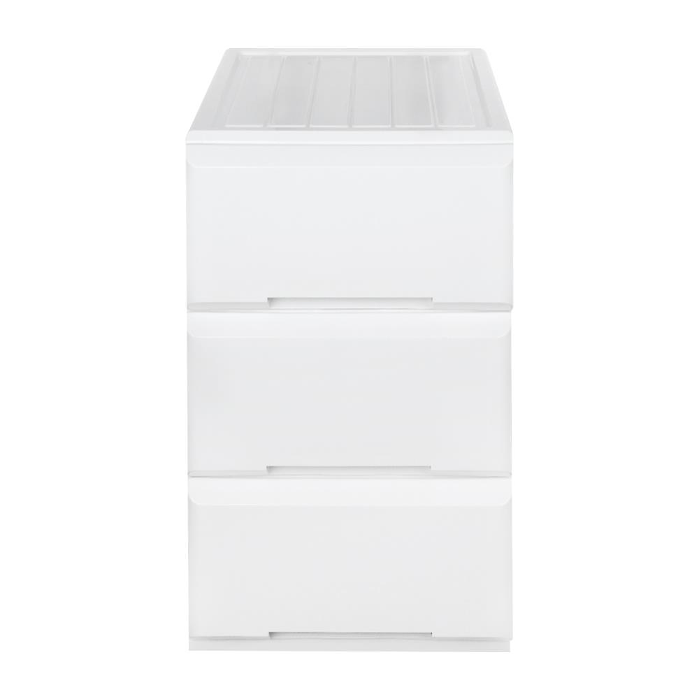 ตู้ลิ้นชัก 3 ชั้นทึบ STACKO GARDEN 40x50x69 ซม. สีขาว