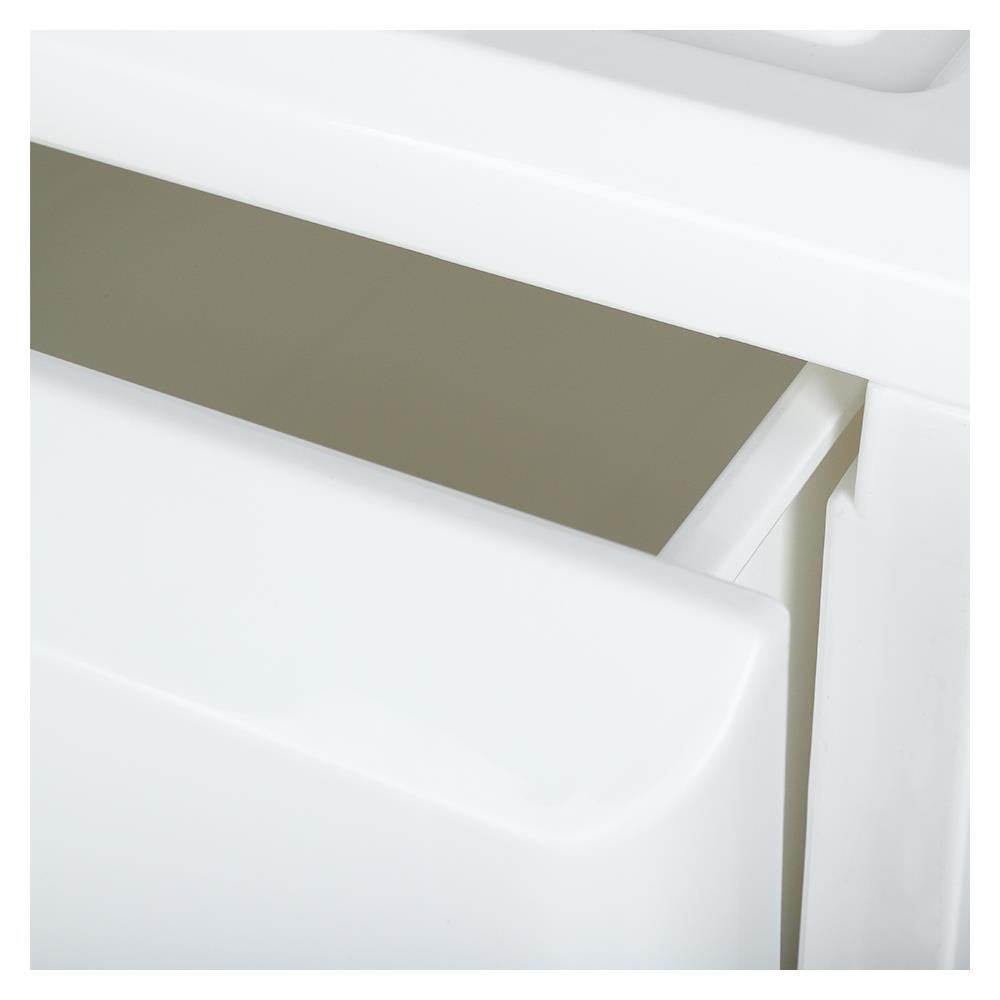 ตู้ลิ้นชัก 4 ชั้นทึบ STACKO GARDEN 40x50x91 ซม. สีขาว