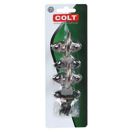 กลอนปากนกแก้ว COLT 10 นิ้ว สีทองแดงรมดำ แพ็ก 2 ชิ้น_3