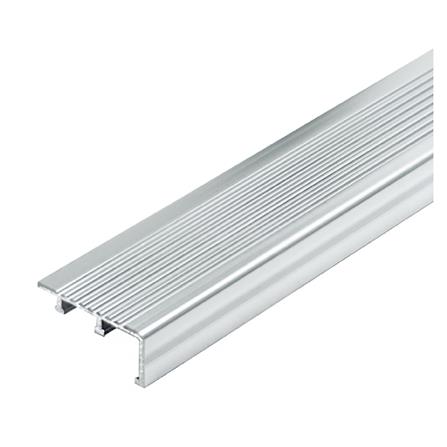 จมูกบันไดอะลูมิเนียม HOME NAS 452510 2.5ม. สีเงินเงา_0