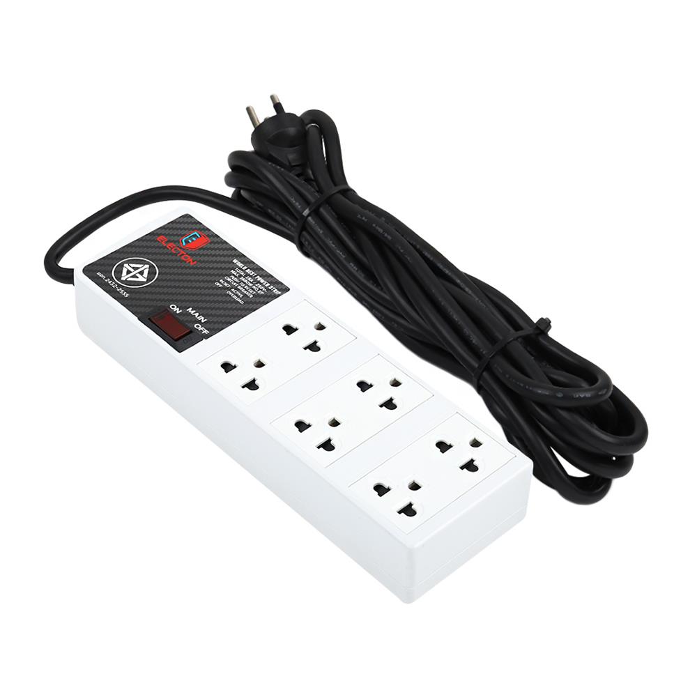 รางปลั๊กไฟ 5 ช่อง 1 สวิตซ์ ELECTON EP9-6155 5 ม.