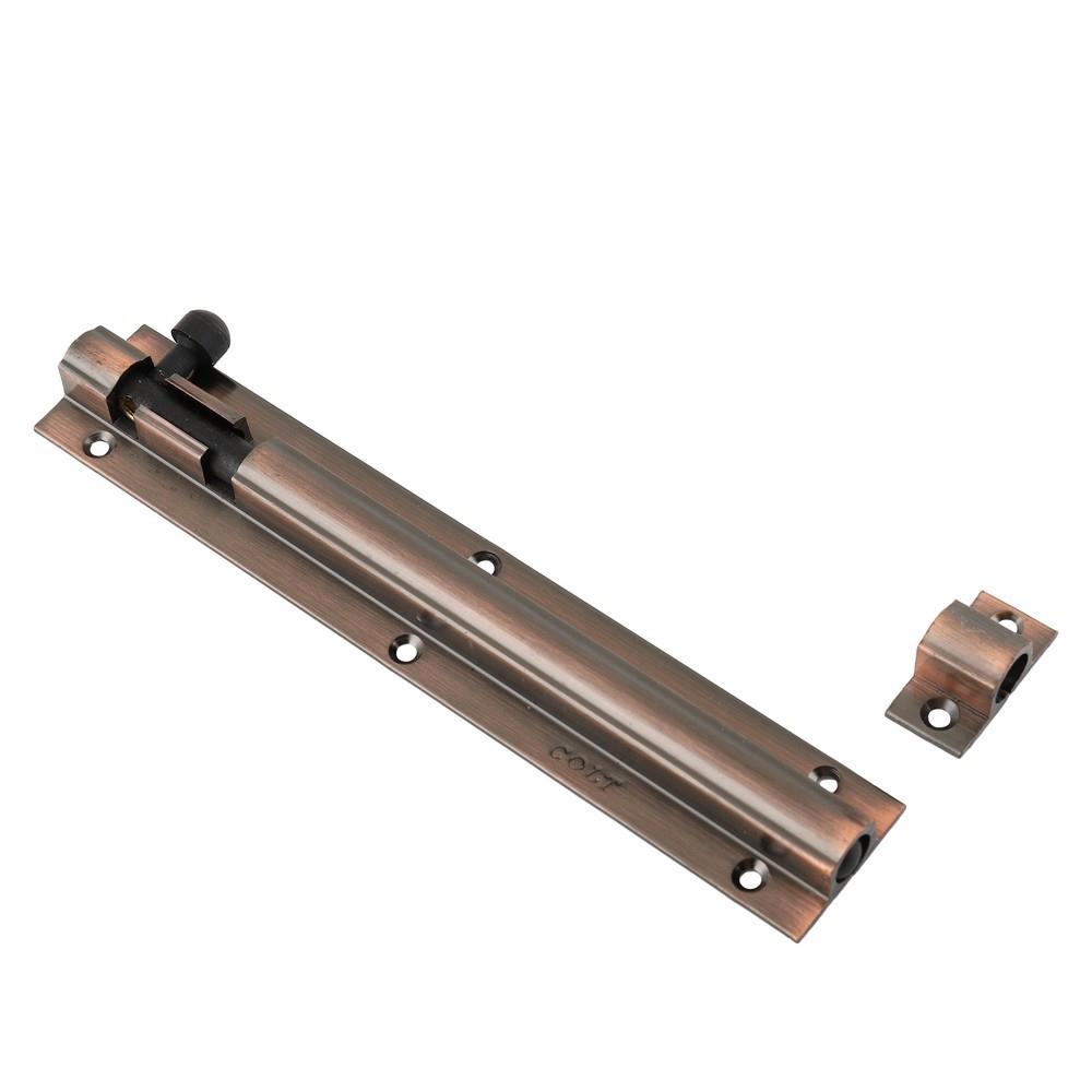 กลอนทั่วไป COLT 200 6 นิ้ว สีทองแดงรมดำ (แพ็ก 2 ชิ้น)