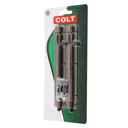 กลอนทั่วไป COLT 200 6 นิ้ว สีทองแดงรมดำ (แพ็ก 2 ชิ้น)_4