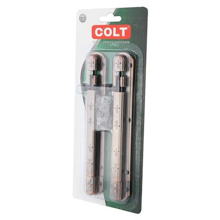 กลอนทั่วไป COLT 240 6 นิ้ว สีทองแดงรมดำ (แพ็ก 2 ชิ้น)_3