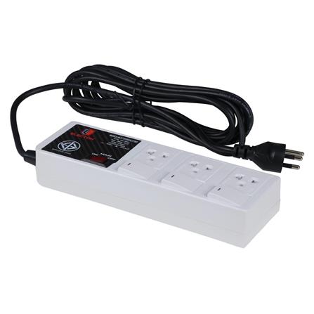 รางปลั๊กไฟ 3 ช่อง 4 สวิตซ์ ELECTON EP9-3405 5 ม._1