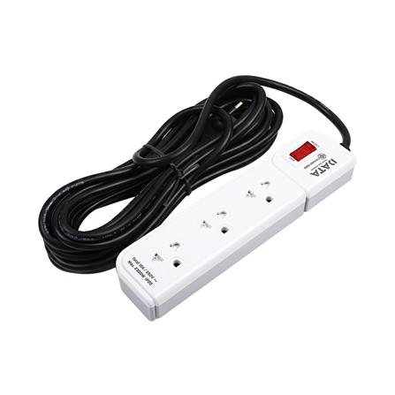 รางปลั๊กไฟ 3 ช่อง 1 สวิตซ์ DATA AP3159 5 ม. สีเทา_1