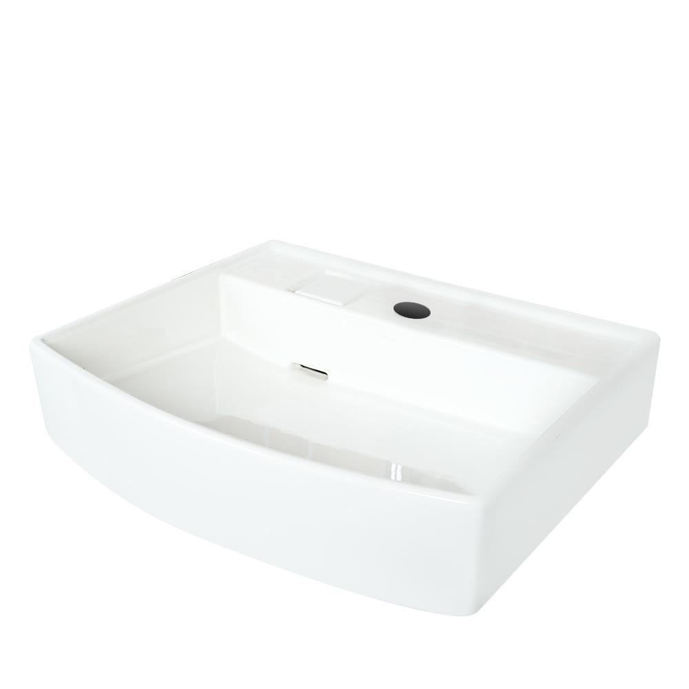 อ่างล้างหน้าวางบน KOHLER K-96110X-1-0 สีขาว