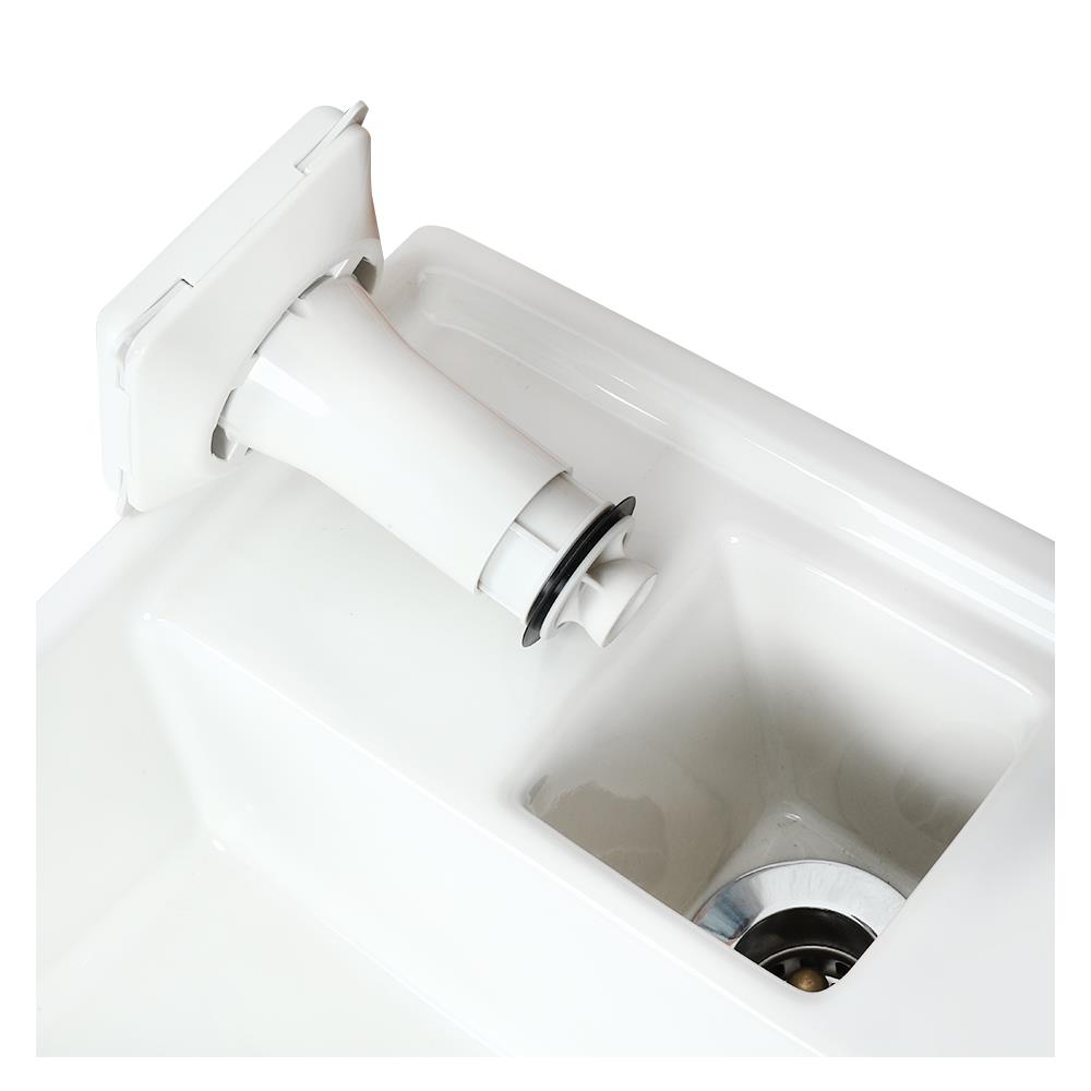 อ่างล้างหน้าวางบน KOHLER K-96110X-1-0 สีขาว