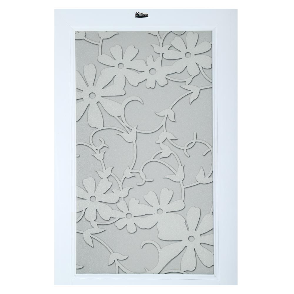 ชุดประตูห้องน้ำ UPVC ASARA G931 70X200 ซม. สีขาว พร้อมวงกบ ไม่เจาะลูกบิด