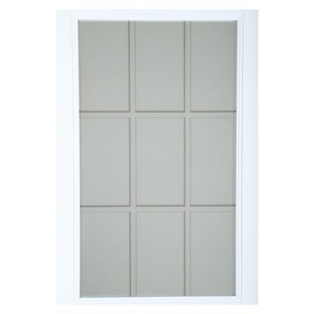 ชุดประตูห้องน้ำ UPVC ASARA G932 70X200 ซม. สีขาว พร้อมวงกบ ไม่เจาะลูกบิด_3