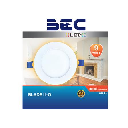 ดาวน์ไลท์ LED BEC BLADE II-O 5 นิ้ว 9 วัตต์ WARM WHITE สีขาว_2