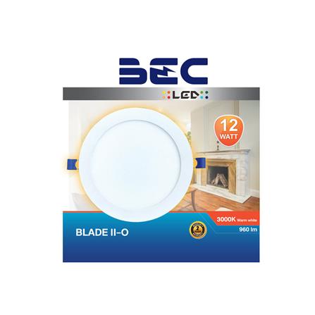ดาวน์ไลท์ LED BEC BLADE II-O 6 นิ้ว 12 วัตต์ WARM WHITE สีขาว_2